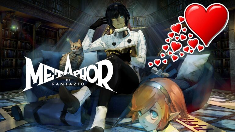 Metaphor: ReFantazio characters with hearts