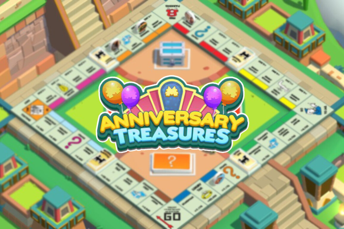 Monopoly Go: Anniversary Treasures Digging Event Levels & Rewards