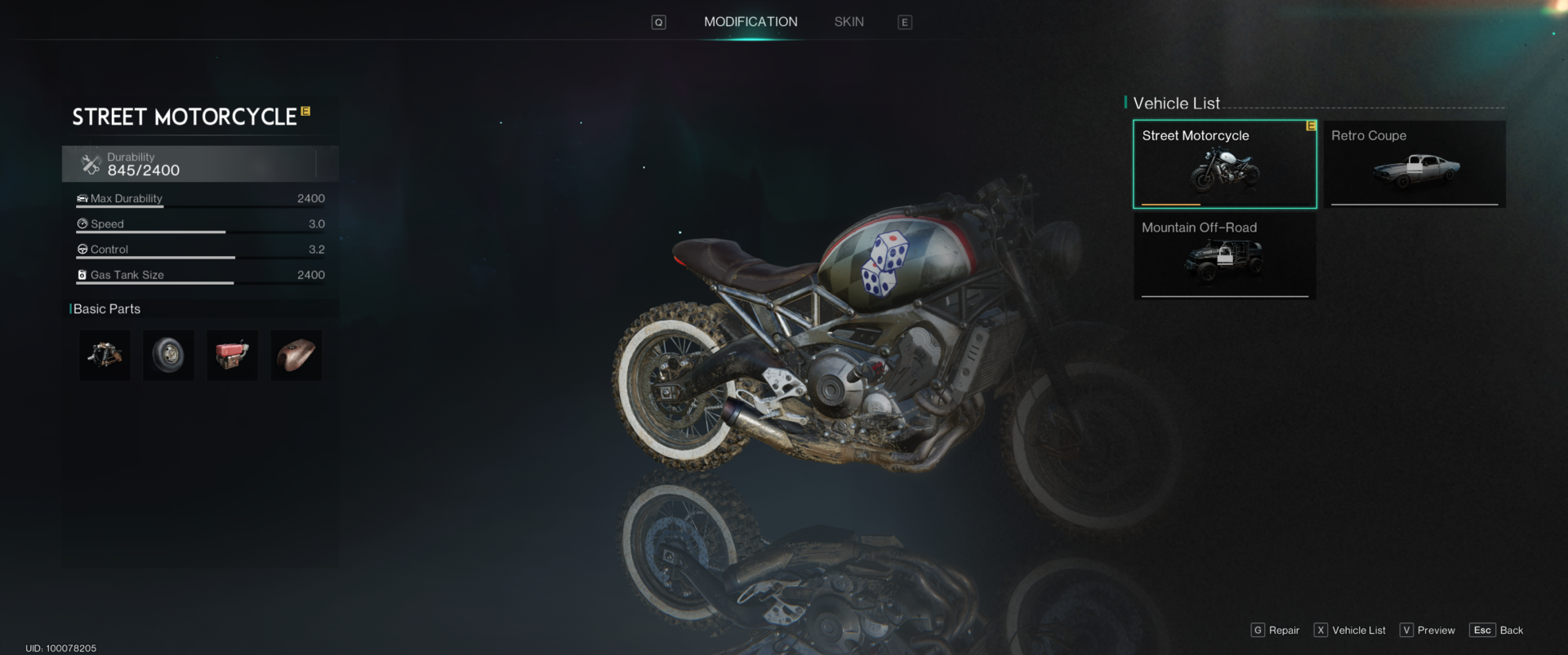 Street Motorcycle Garage Once Human (Source: Game Crater)