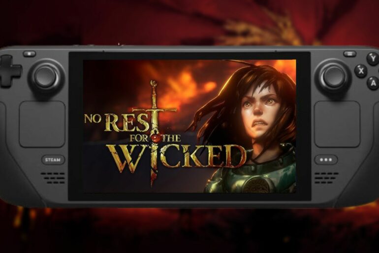No Rest for the Wicked on Steam Deck