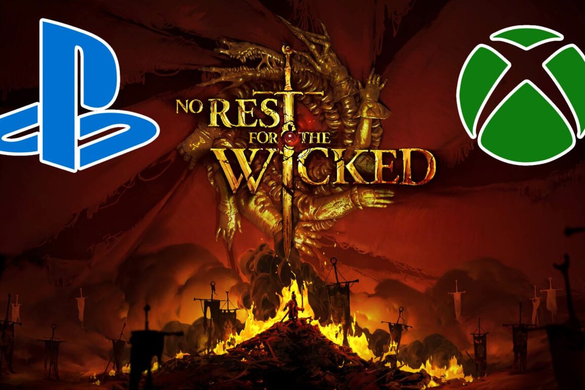 No Rest for the Wicked with console logos