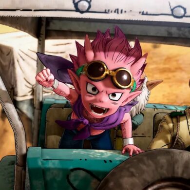 Beelzebub in a car in Sand Land