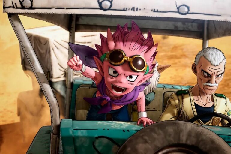 Beelzebub in a car in Sand Land