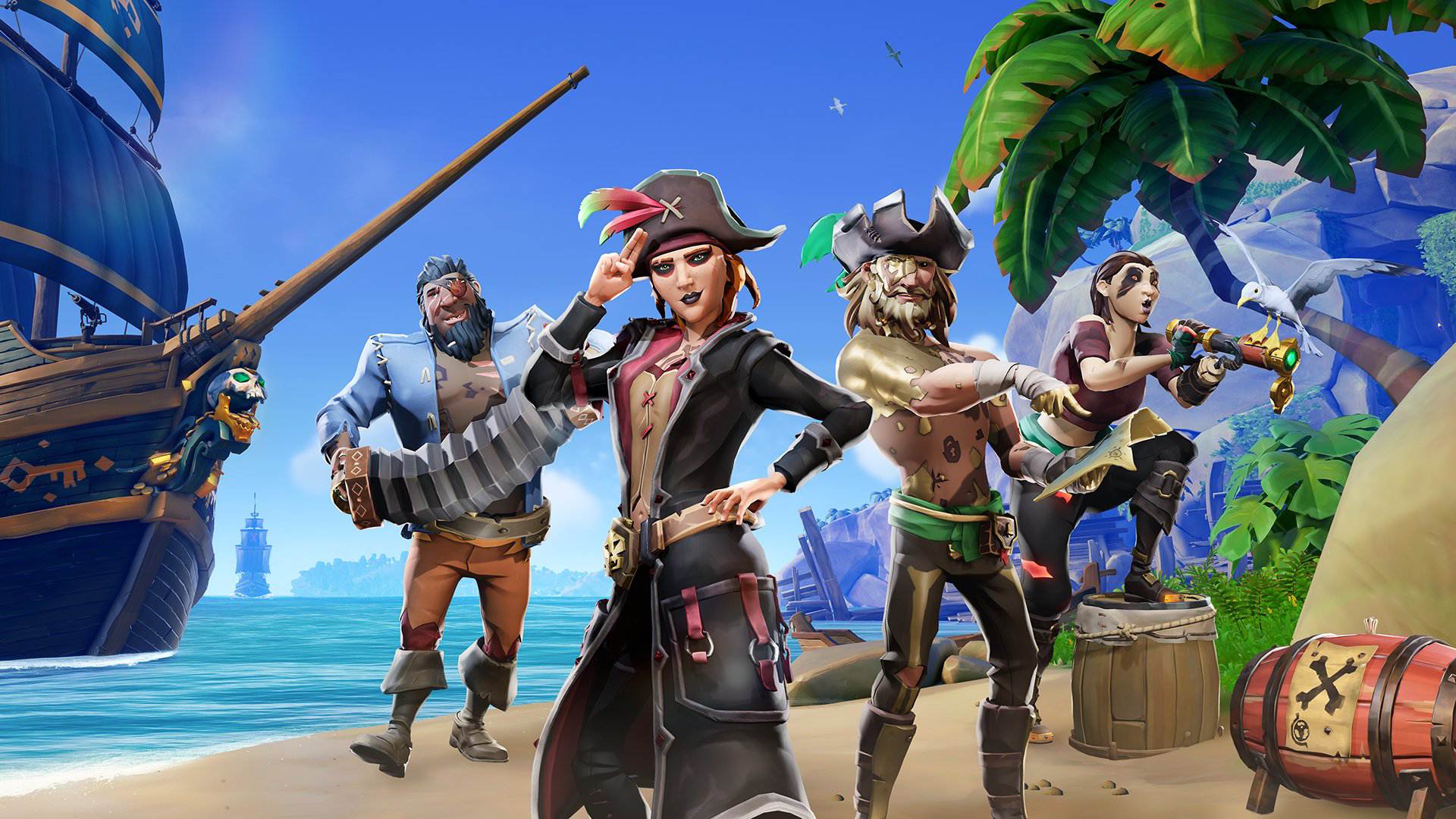 Sea of Thieves crew lineup