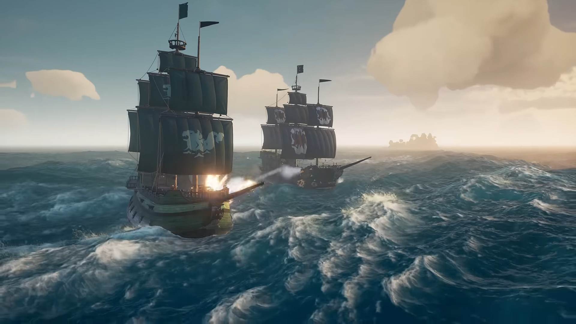 Sea of Thieves ship battle