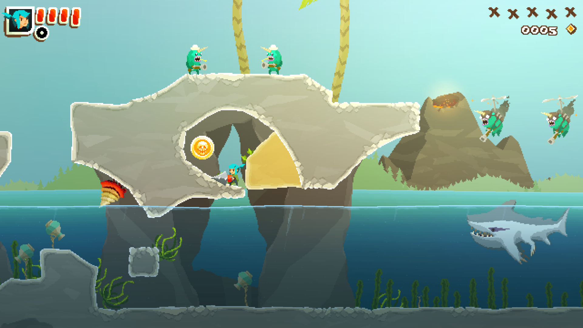 Pepper Grinder Stage 2-A Coin 3 Location