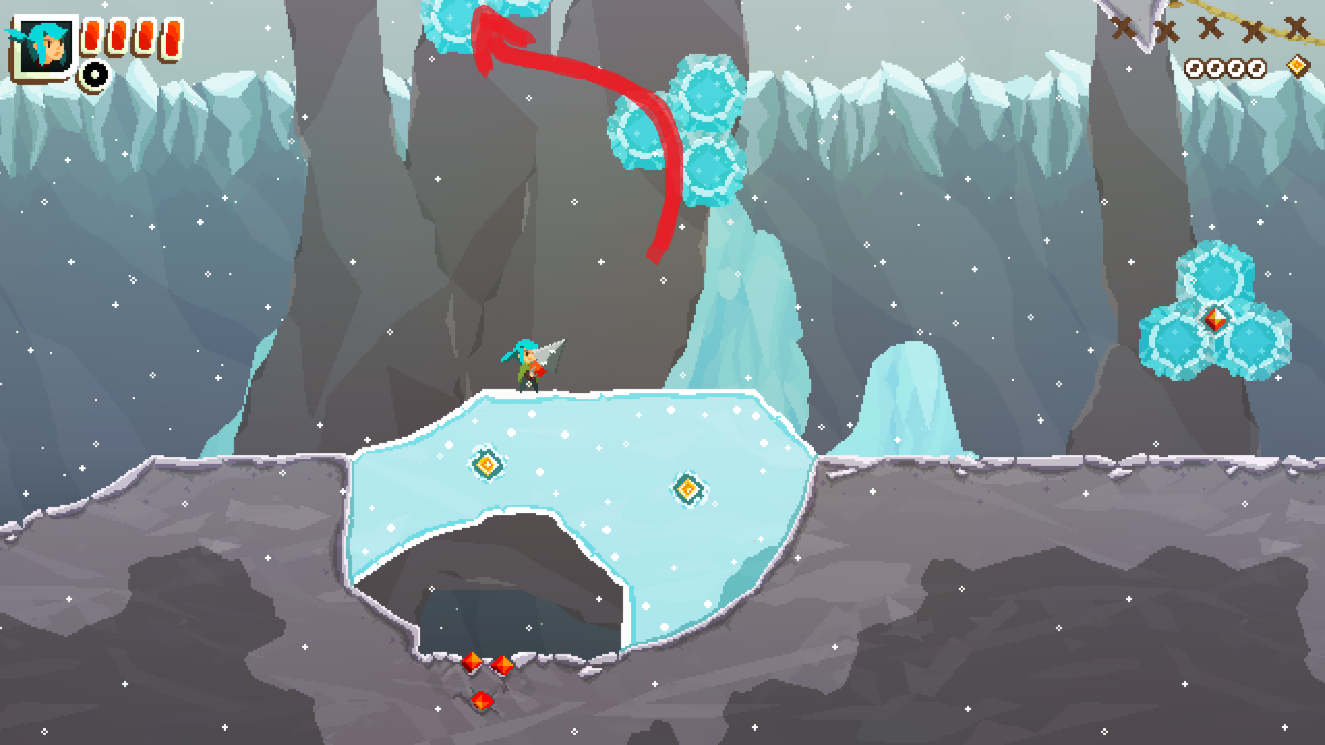 Pepper Grinder Stage 3-2 Coin 3A Location