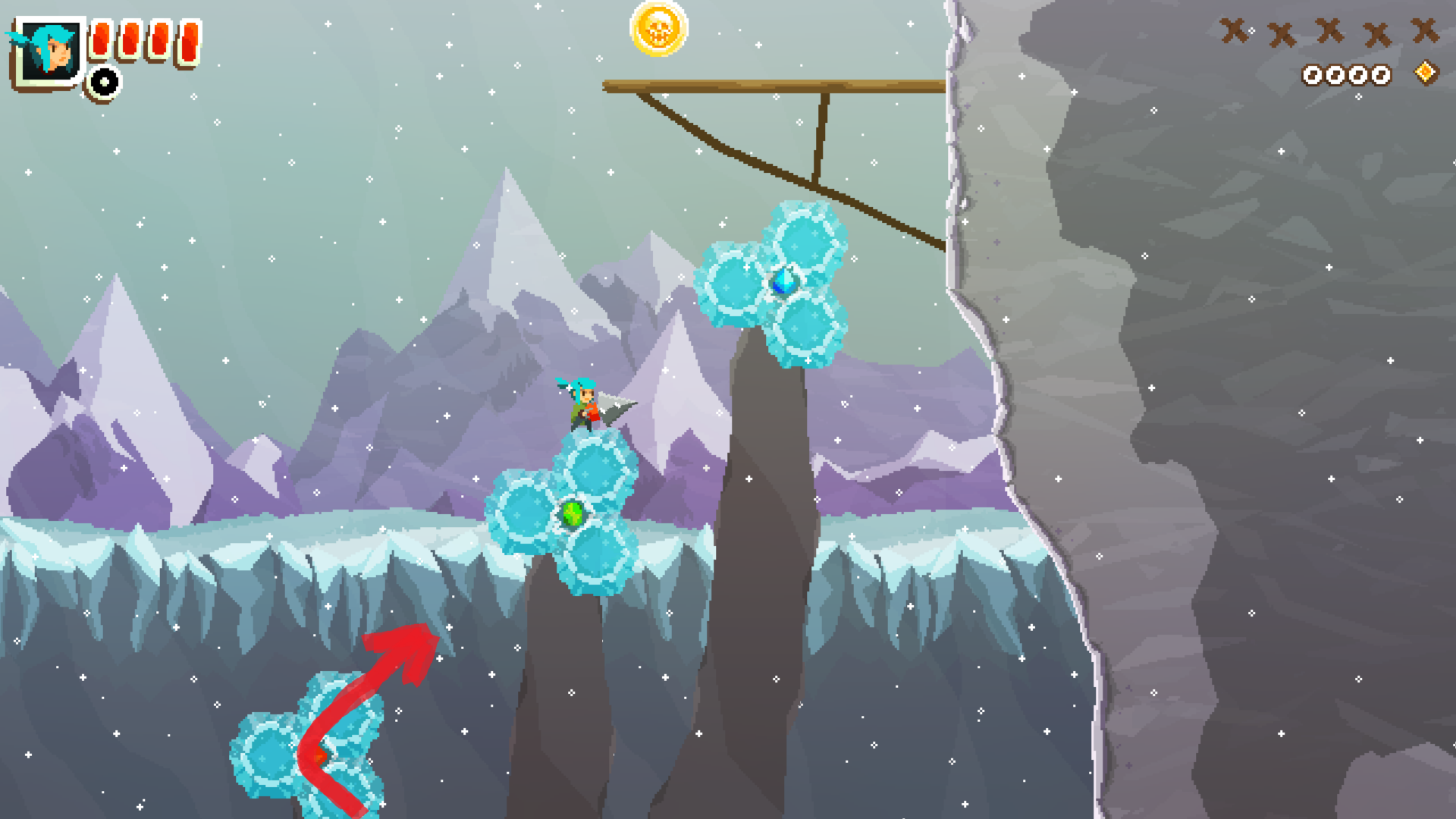 Pepper Grinder Stage 3-2 Coin 3B Location