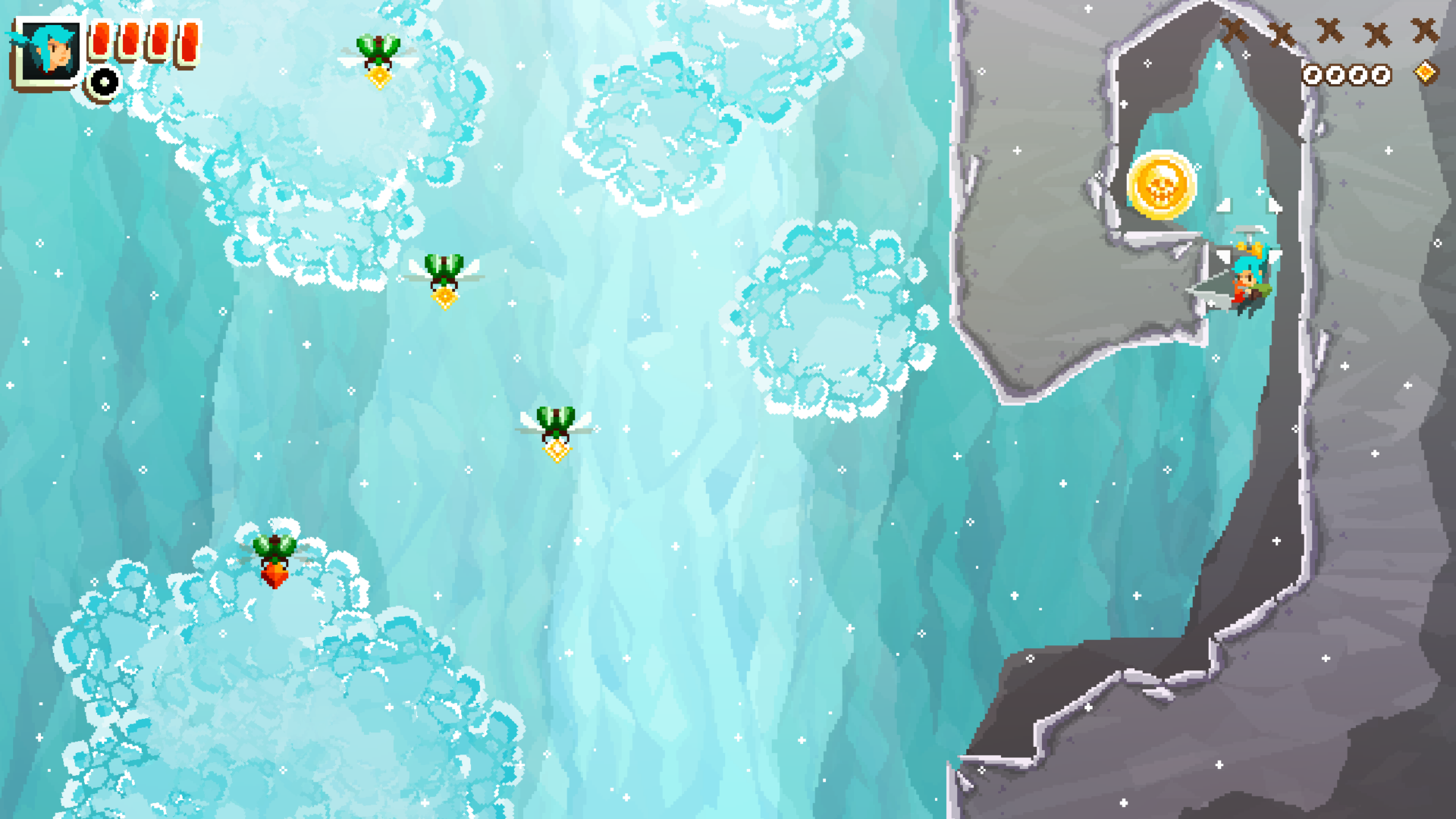 Pepper Grinder Stage 3-A Coin 1 Location