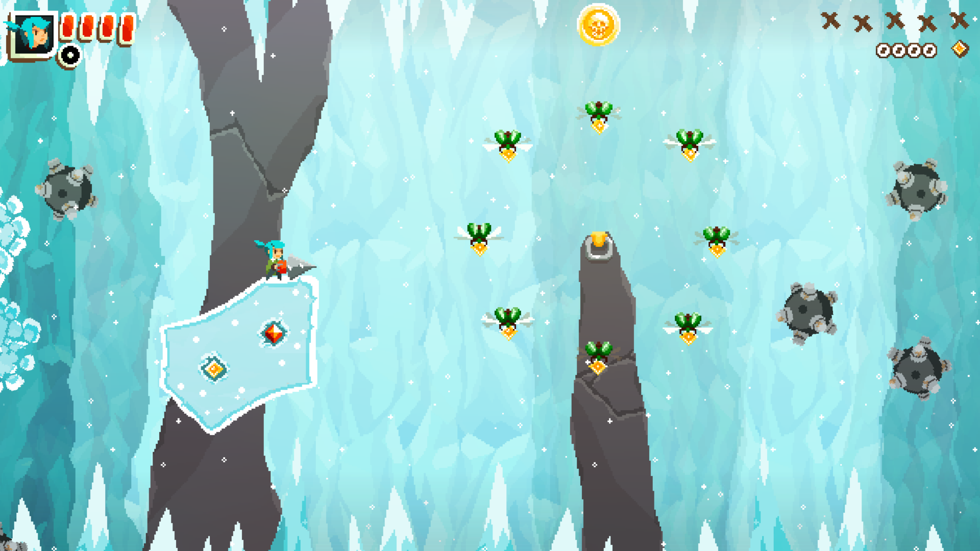 Pepper Grinder Stage 3-A Coin 4 Location