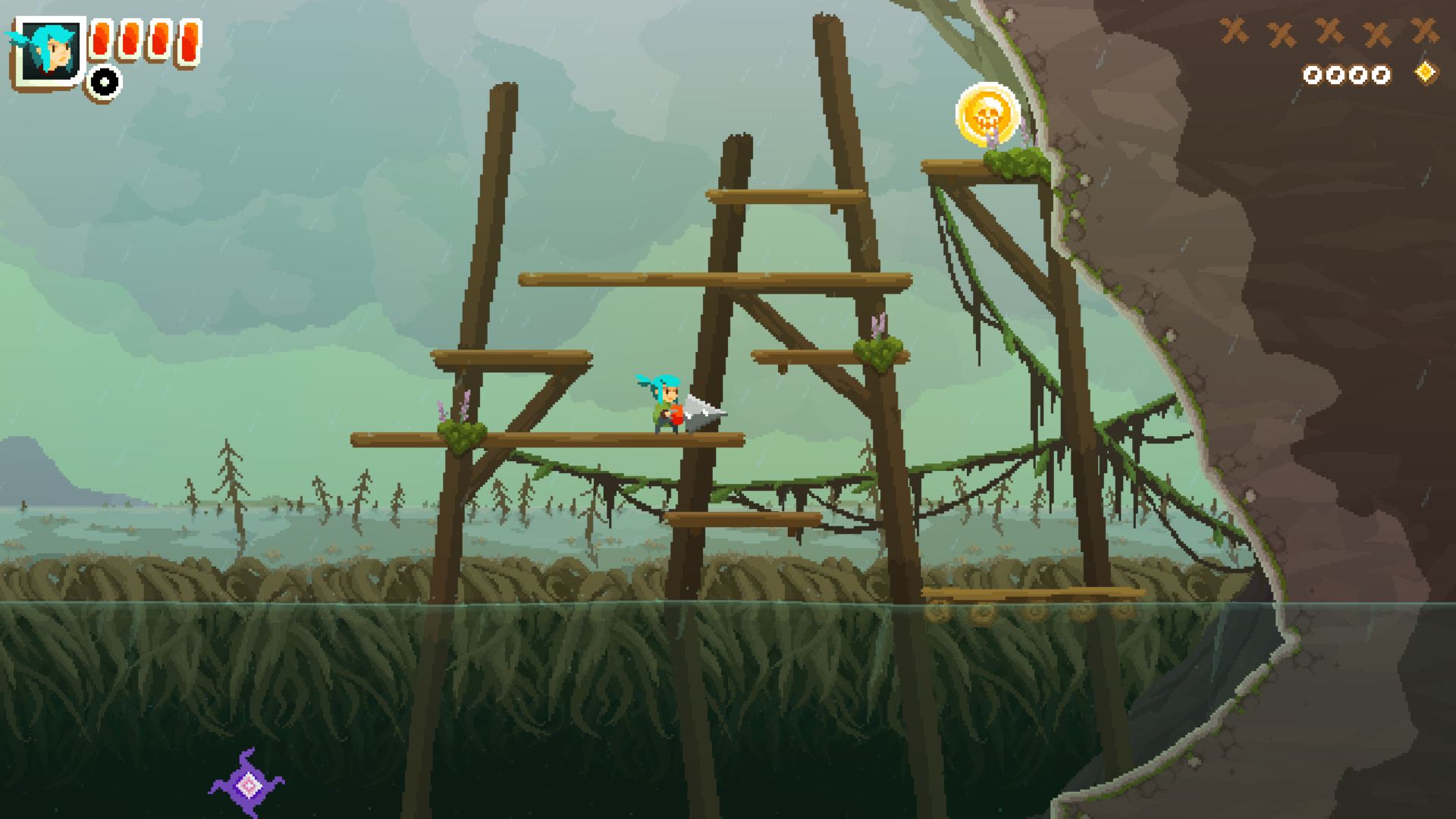 Pepper Grinder Stage 4-1 Coin 2 Location