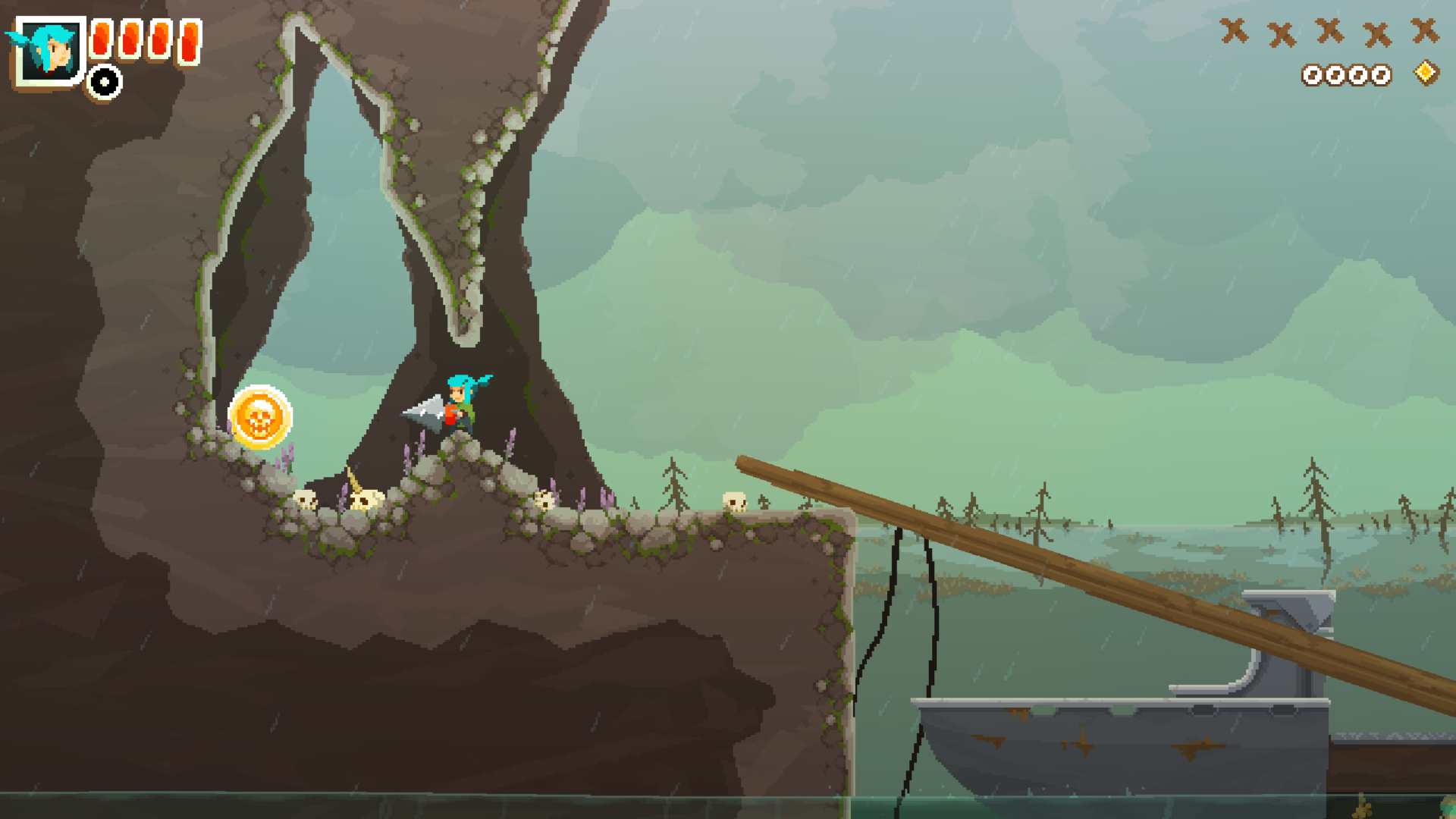 Pepper Grinder Stage 4-1 Coin 4 Location