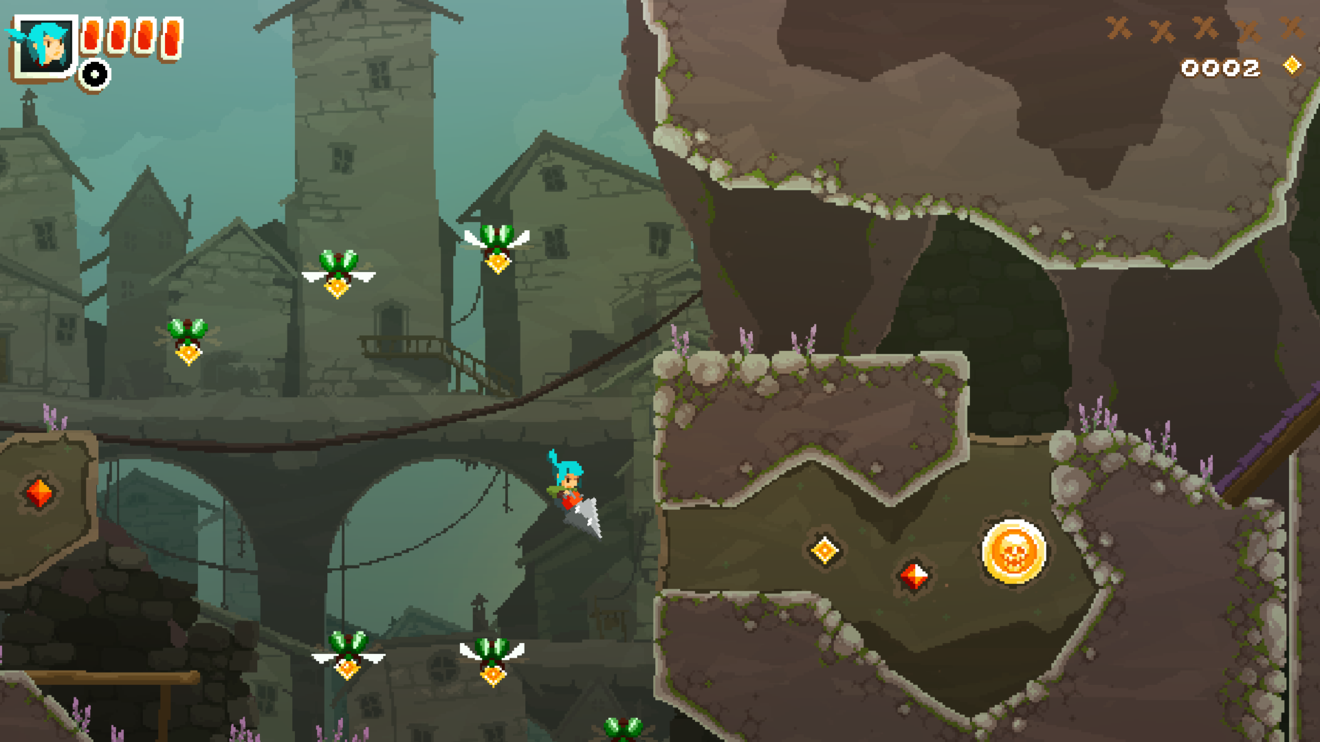 Pepper Grinder Stage 4-2 Coin 2 Location