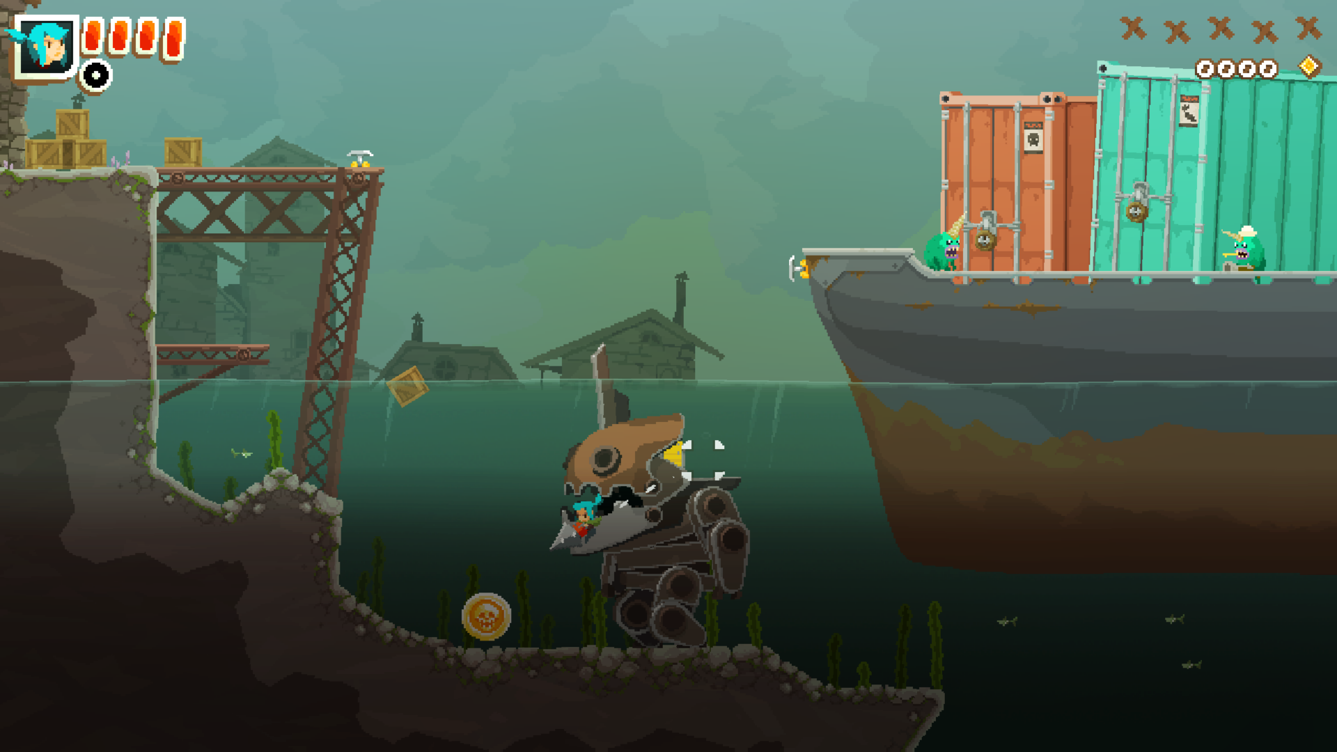 Pepper Grinder Stage 4-2 Coin 4 Location