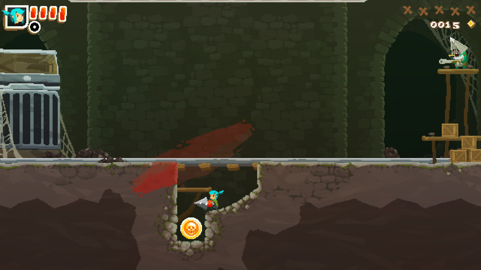 Pepper Grinder Stage 4-3 Coin 1 Location