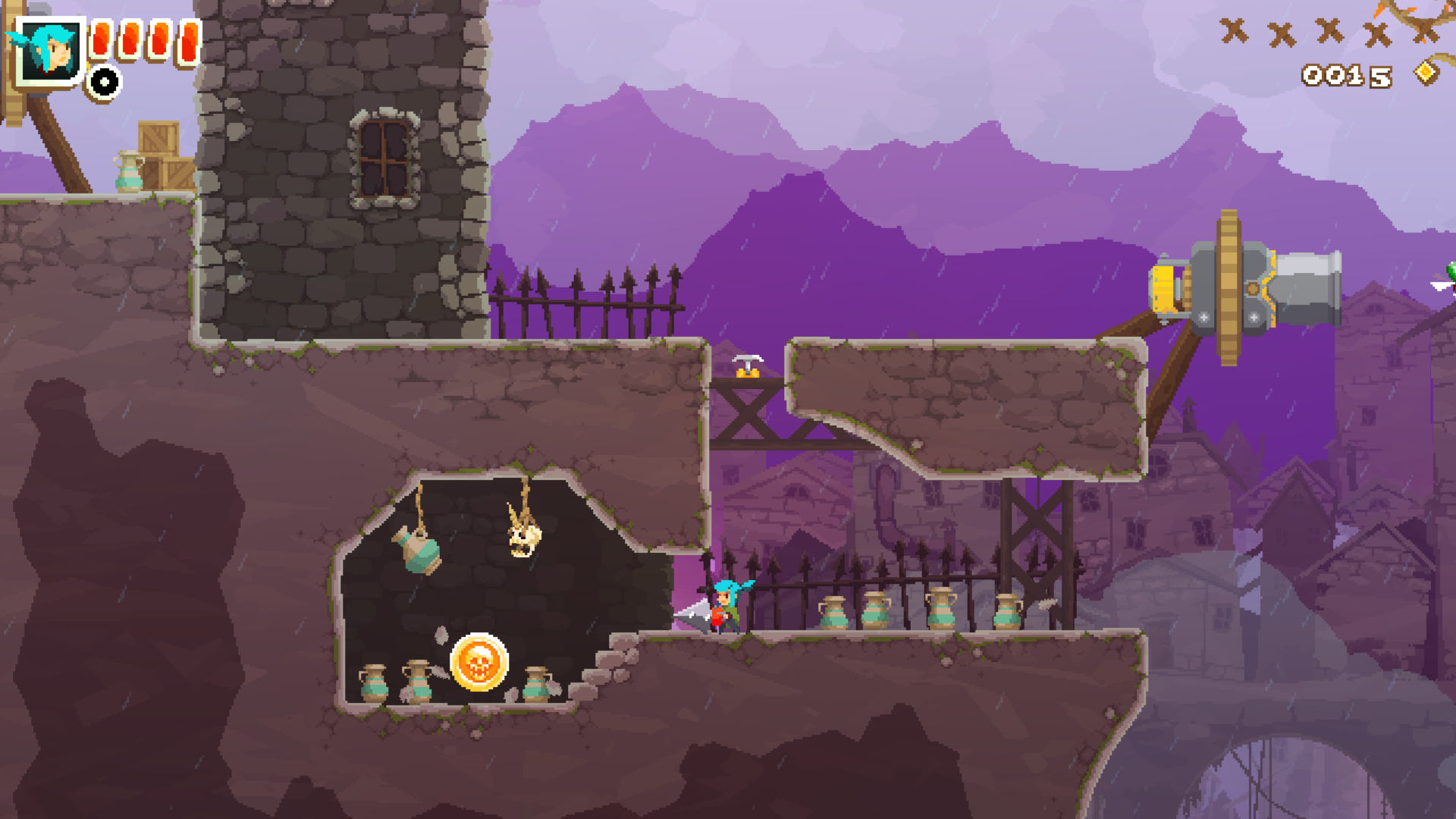 Pepper Grinder Stage 4-4 Coin 1 Location