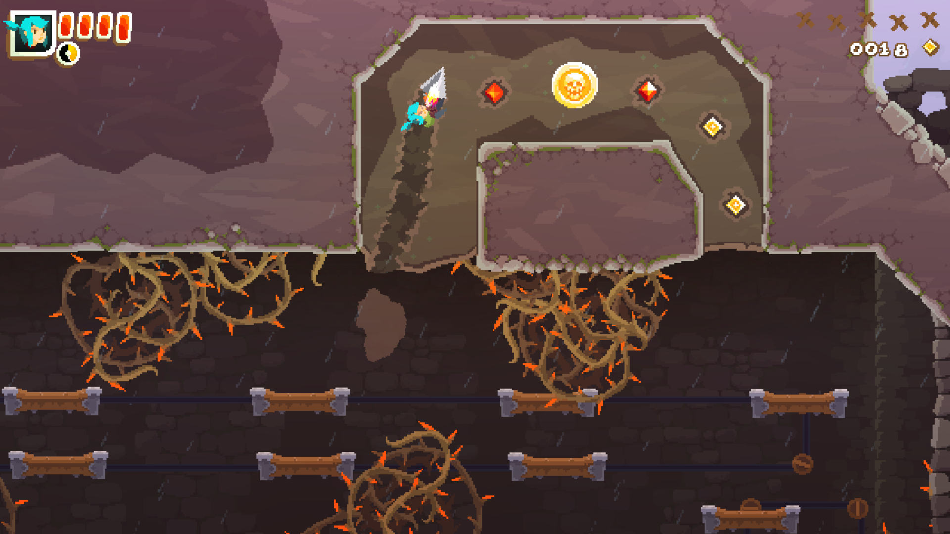 Pepper Grinder Stage 4-4 Coin 2 Location