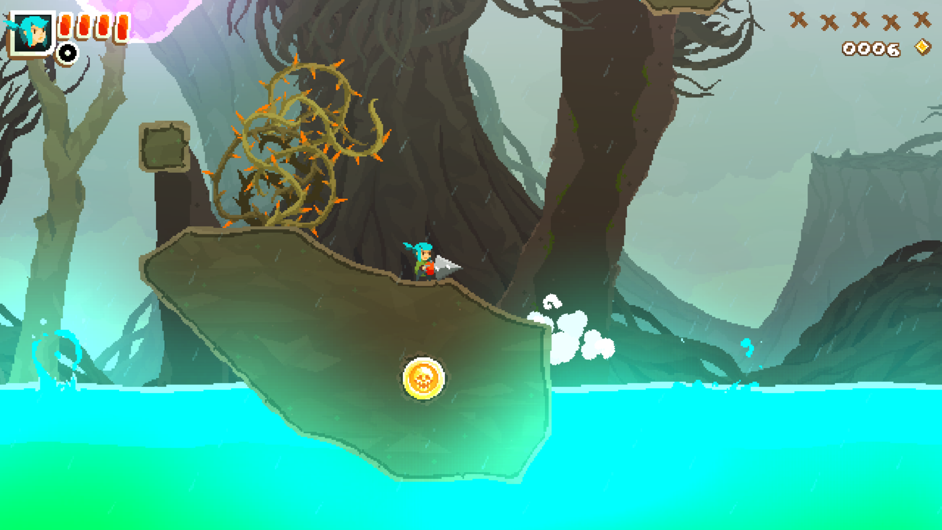 Pepper Grinder Stage 4-A Coin 4 - Collect Ring of Gold Pieces