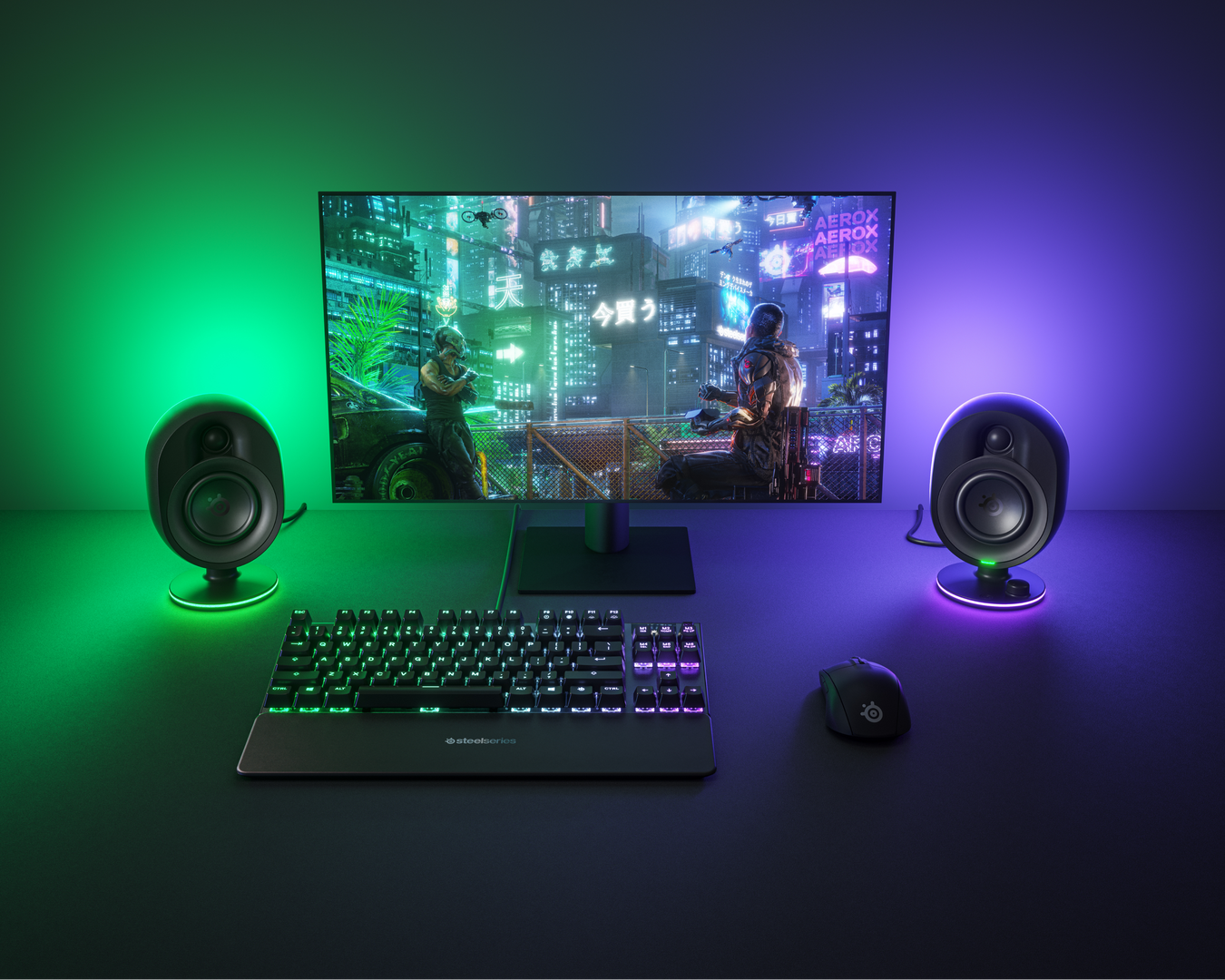 SteelSeries Arena 7 Set up on Desk