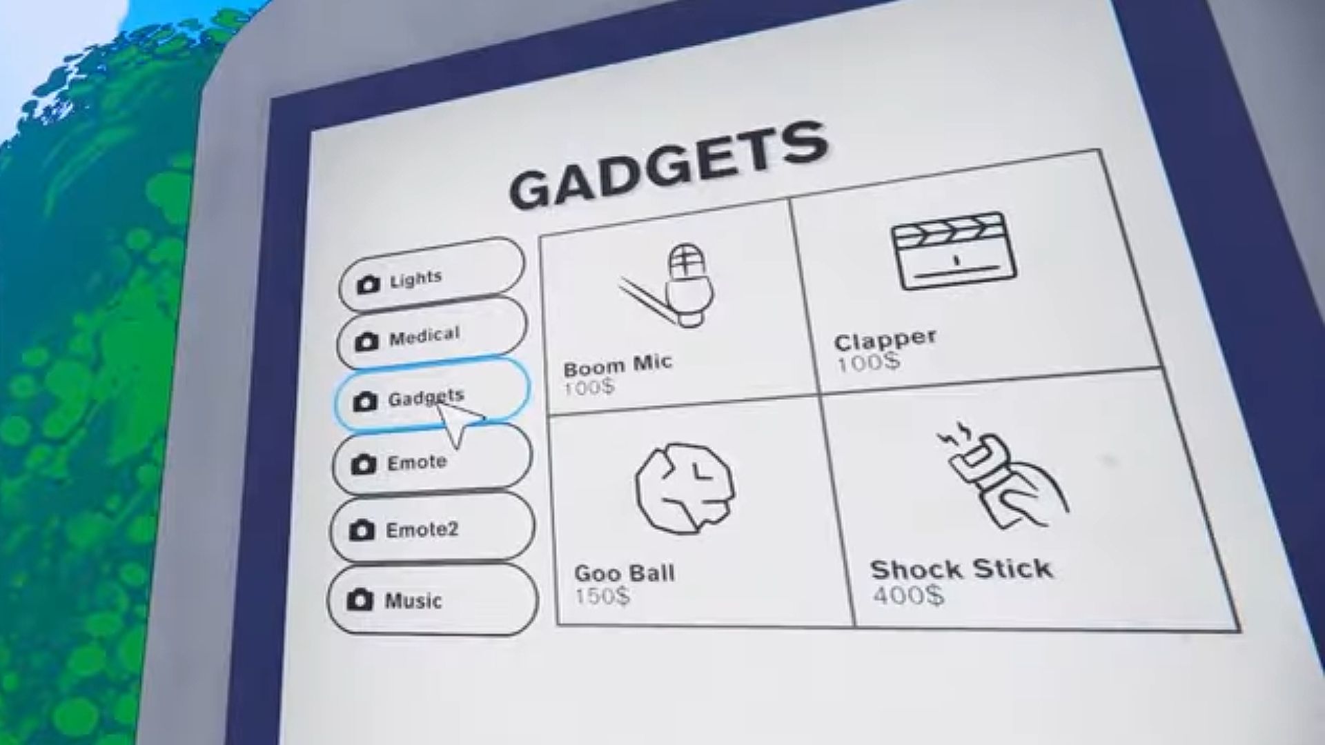 Content Warning Item Shop