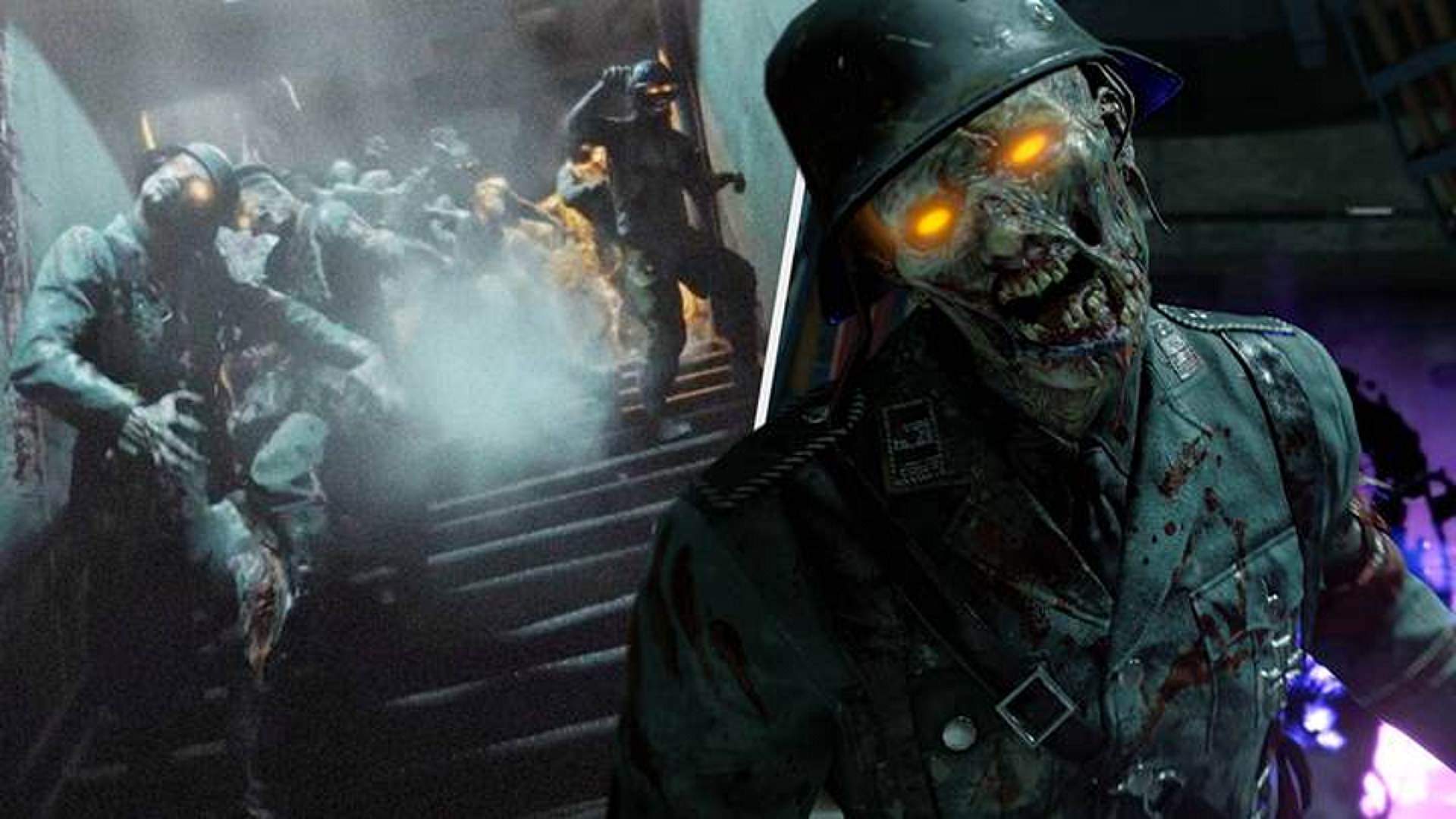 Horde of zombies in Call of Duty
