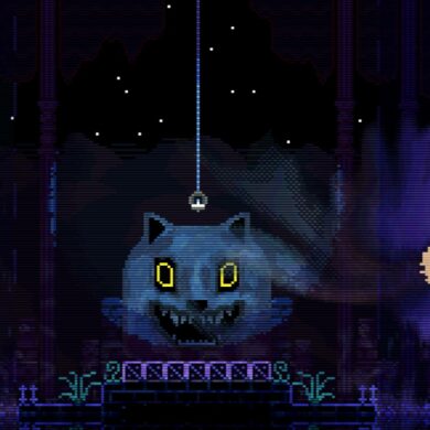 Animal Well ghost cat