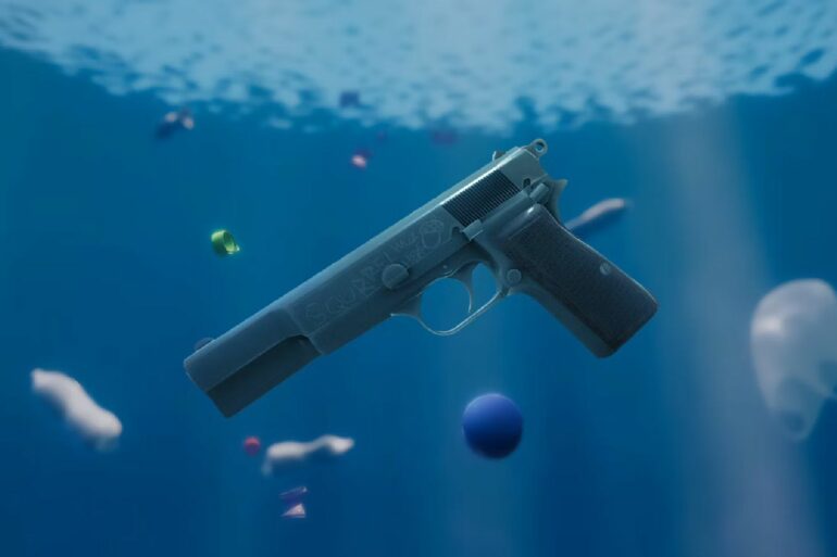 The gun in Another Crab's Treasure