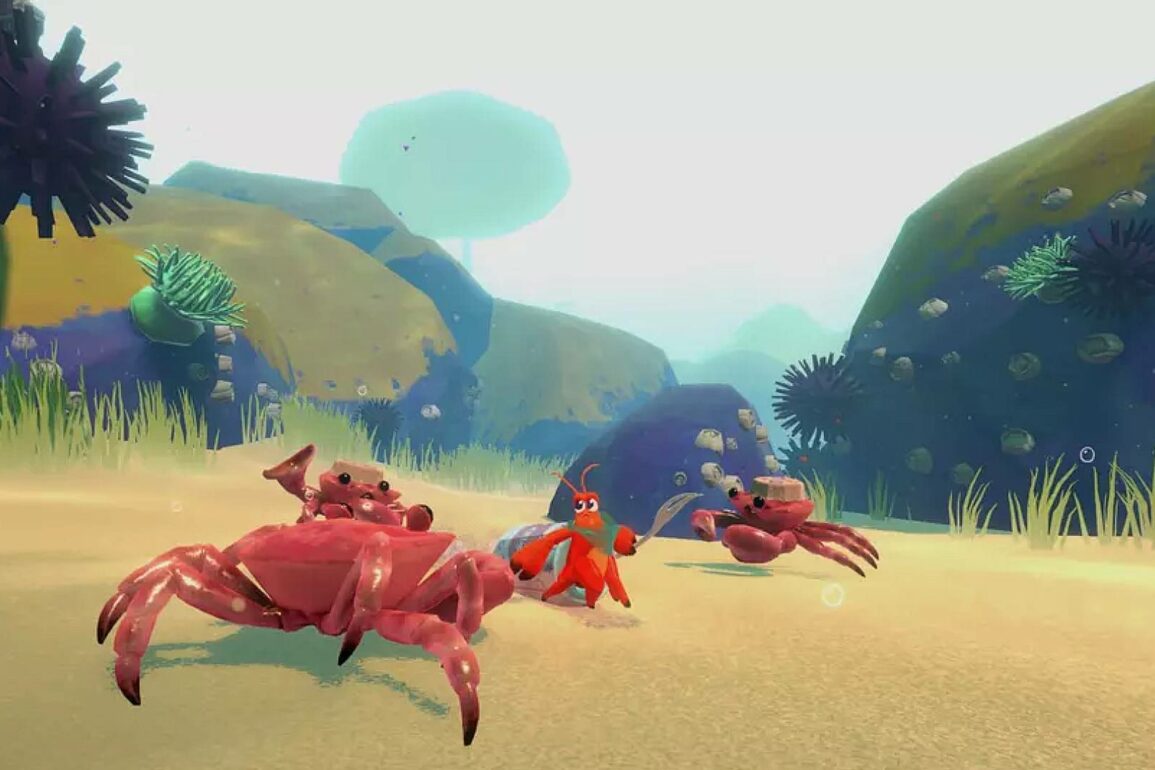 Another crabs treasure surrounded