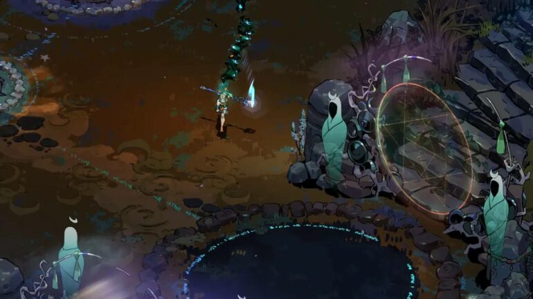 Melinoe running Hades 2