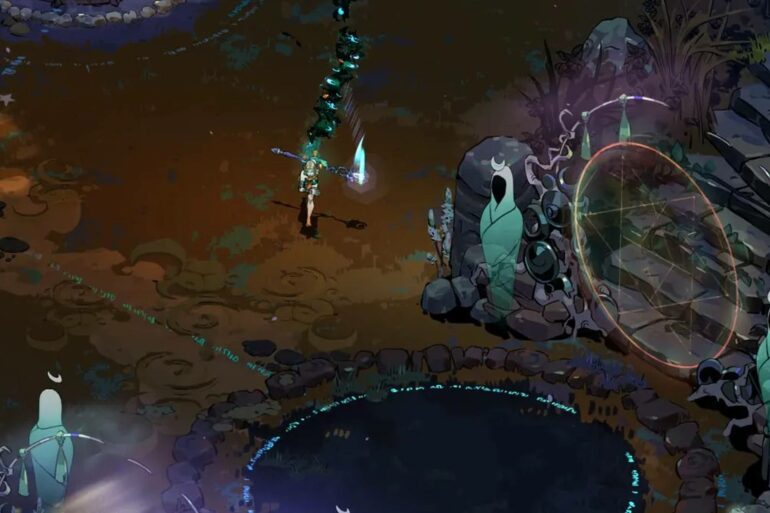 Melinoe running Hades 2