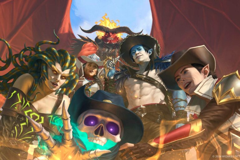 Magic: The Gathering Outlaws of thunder junction art
