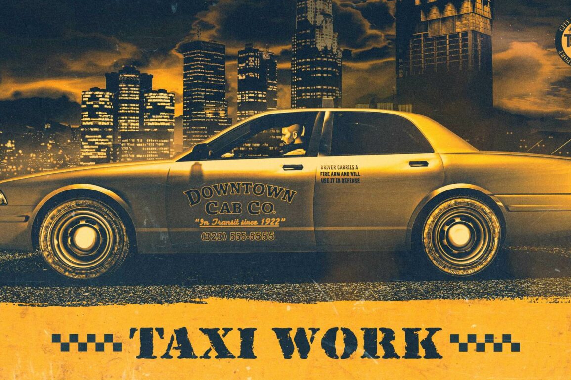 Taxi work gta online