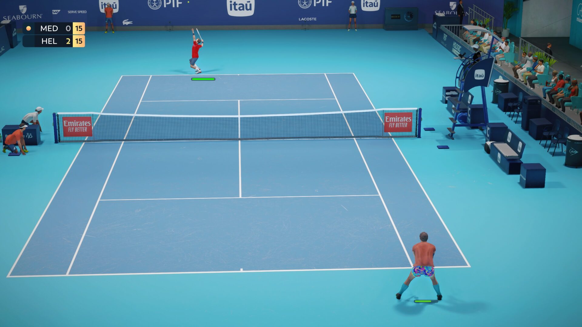 Topspin 2k25 In-game Screenshot of MyCareer