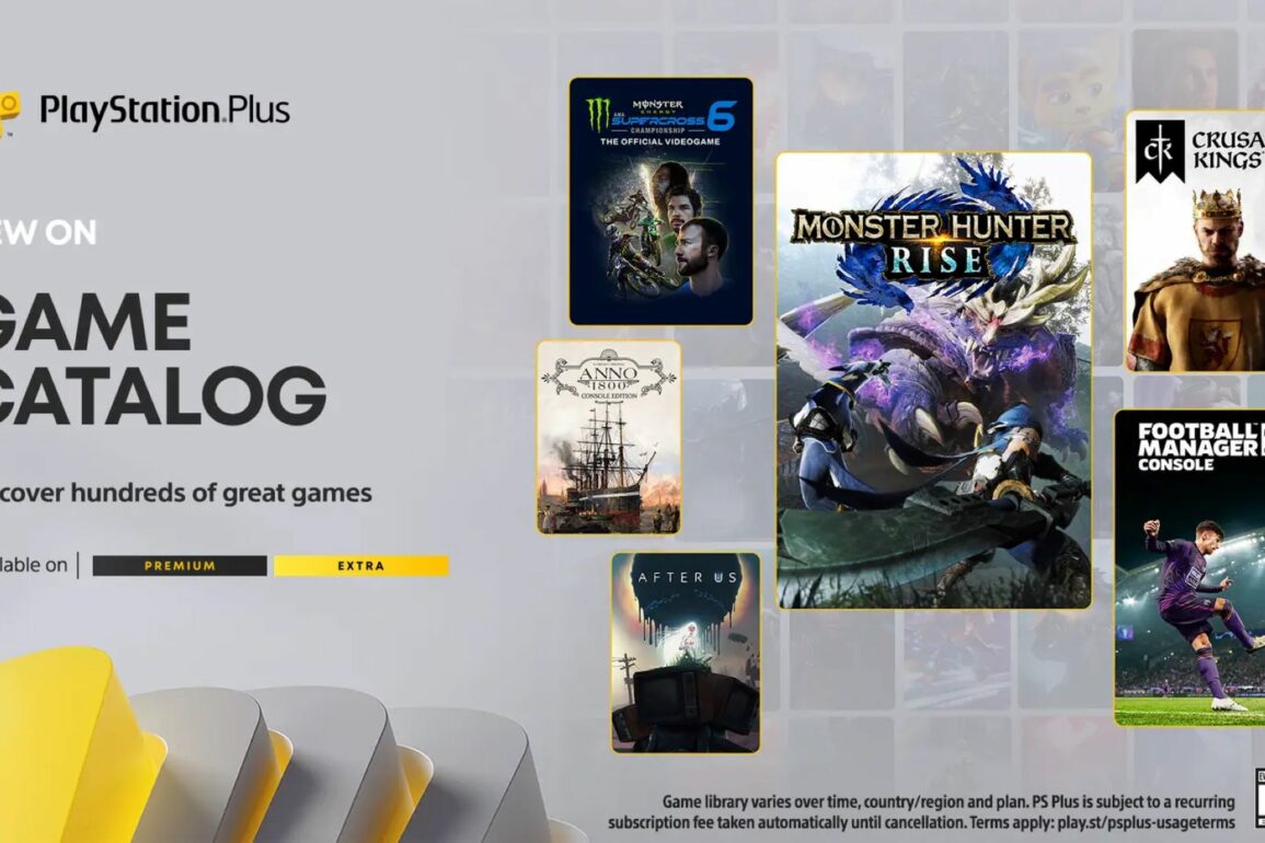 PlayStation Plus Game Catalogue for June Features Monster Hunter Rise, Football Manager 2024, Crusader Kings III, and More