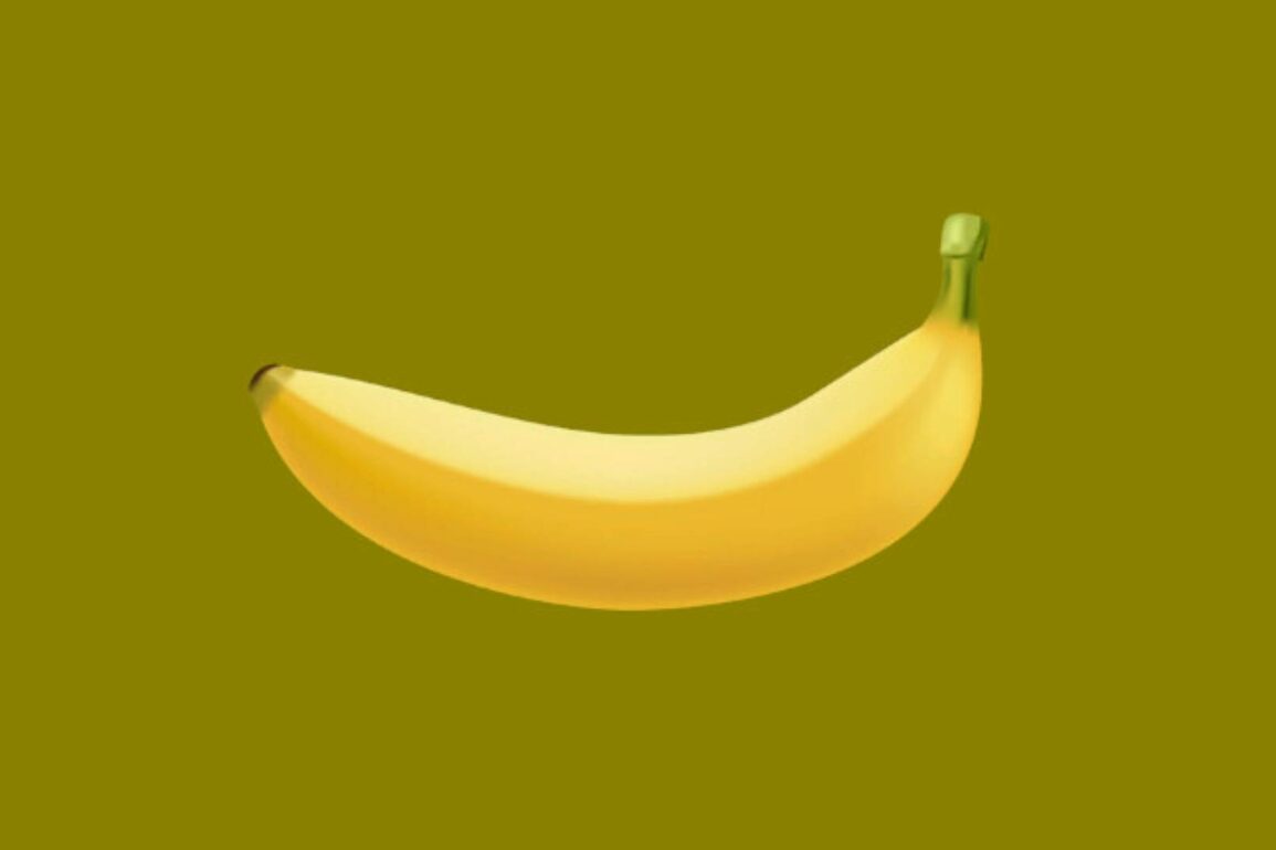 Banana game Steam screen with yellow background