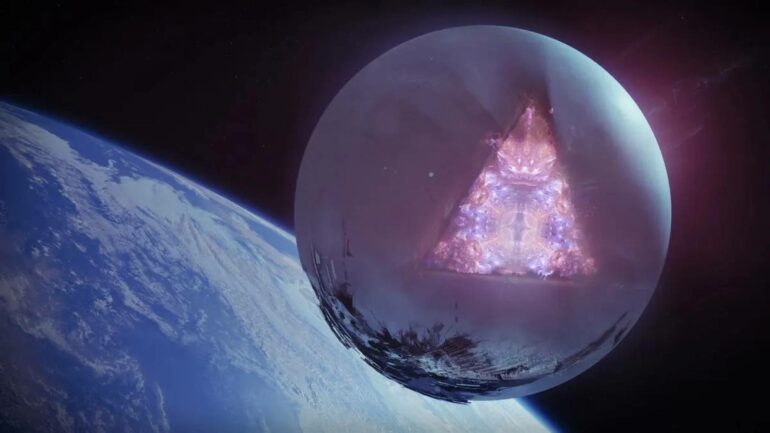 Destiny 2: The Final Shape traveler in space