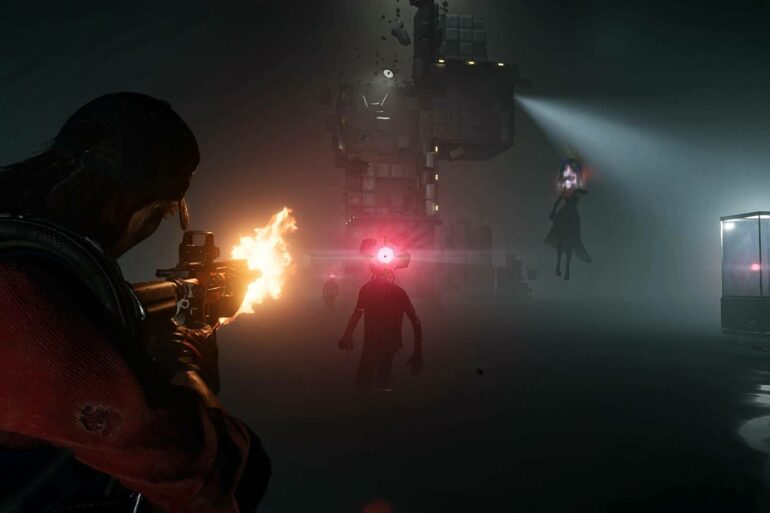 Once human, human fighting mysterious beings