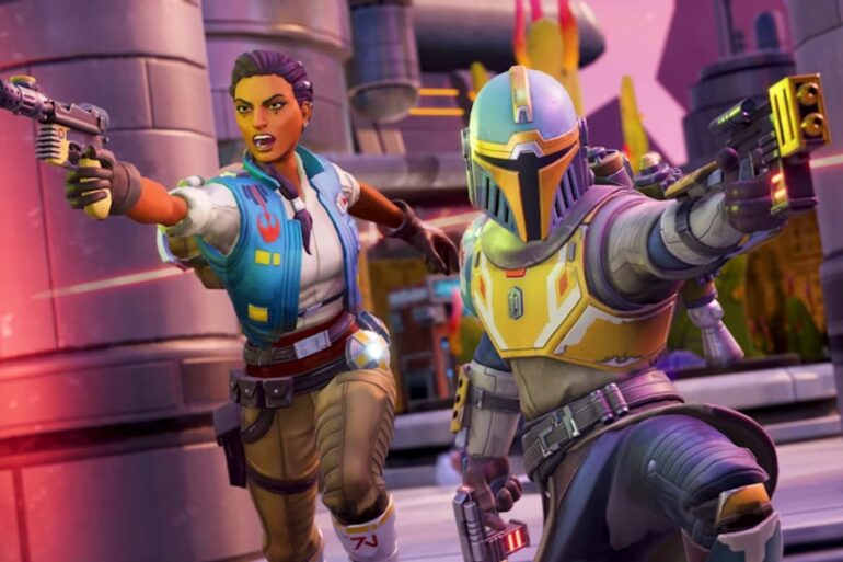 Star Wars: Hunters characters shooting