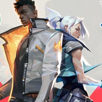 Valorant key art with console logos