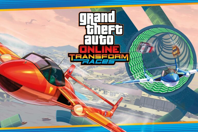 GTA Online Transform races artwork with planes