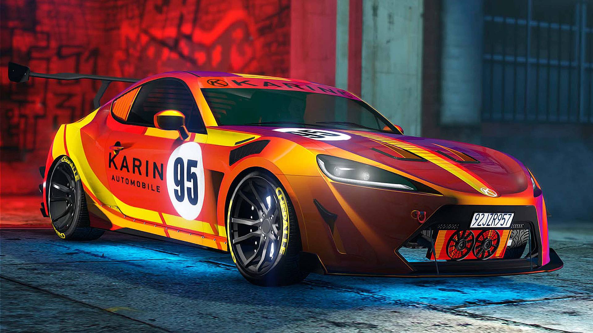 Karin S95 in GTA Online coming from workshop